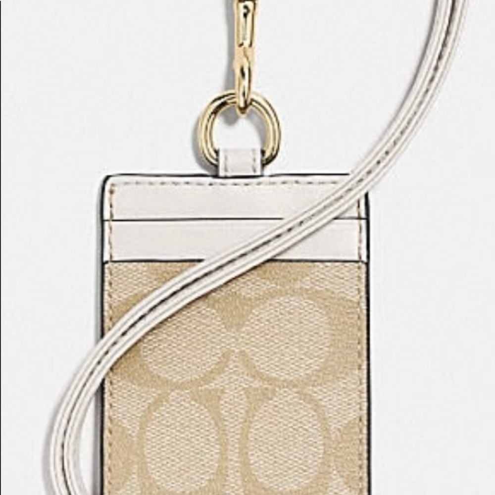 Coach ID lanyard